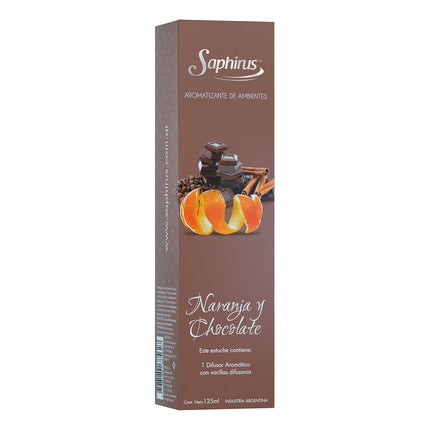 Aromatizante Saphirus  Difusor Naranja Y Chocolate