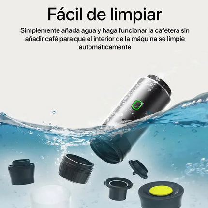 Cafetera Portatil Espresso 3 En 1 Para Capsulas Gris