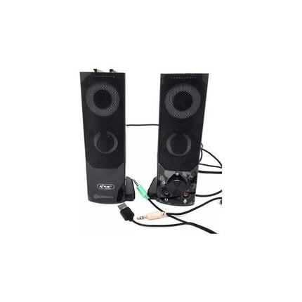 Parlante Pc Kp6040 Opcion Barra De Sonido Con Lus Led Y Usb