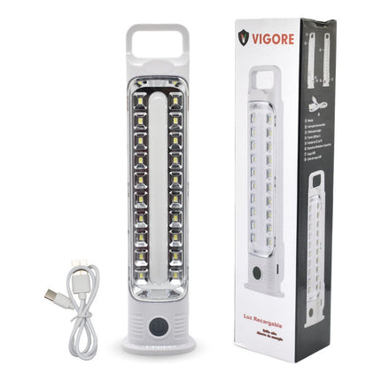 Luz De Emergencia Vigore El0046 Blanco