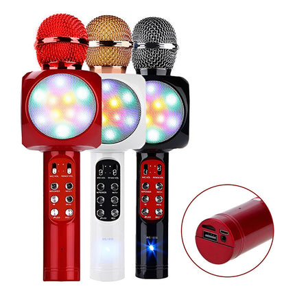 Microfono Bluetooth C/parlante Y Luces  Varios