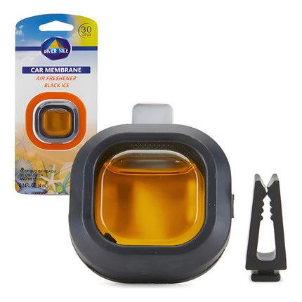 Perfumador Esencia Para Auto En Rejilla De Aire Aromatizador Negro