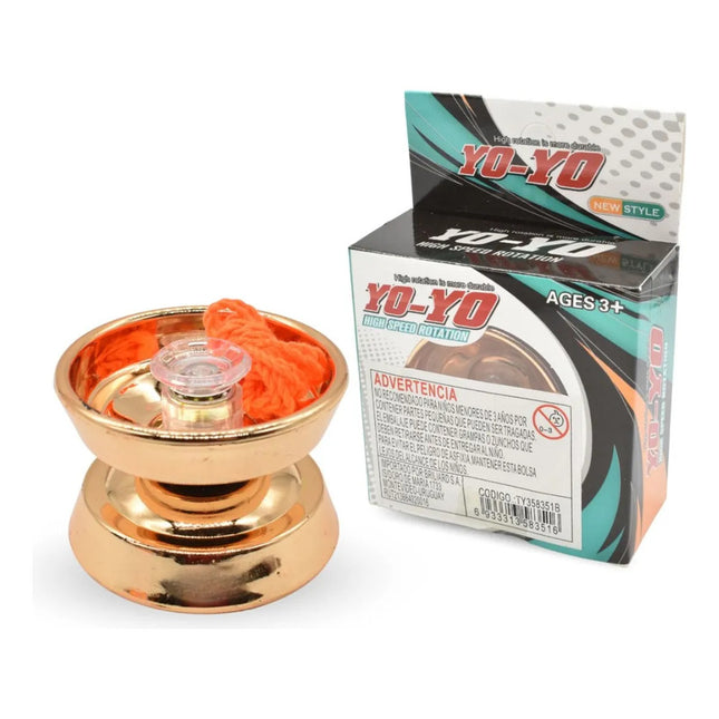 Juguete Yo-yo Metalizado 5.5x3.5cm Ty358351b V