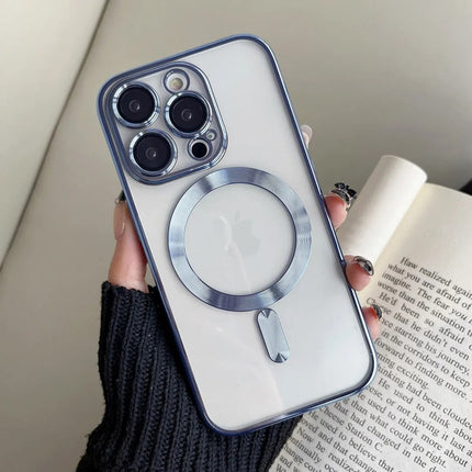 Case Reforzado Magsafe Compatible Con iPhone 11-12-13-14- Varios Zow