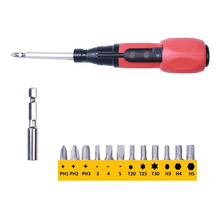 Destornillador Inalámbrico Atornillador Equus 3.7v Litio Col Rojo 0