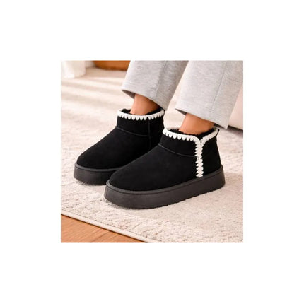 Pantu-botas Forradas Negras Cgs00747/8/9 Negro Liso 39 Uy
