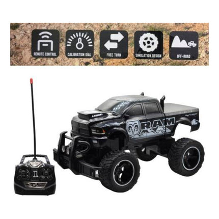 Camioneta 4x4 Raptor A Control Remoto 35x20x19cm