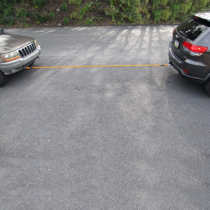 Cuerda Remolque Con Ganchos  4 Metros   Amarillo