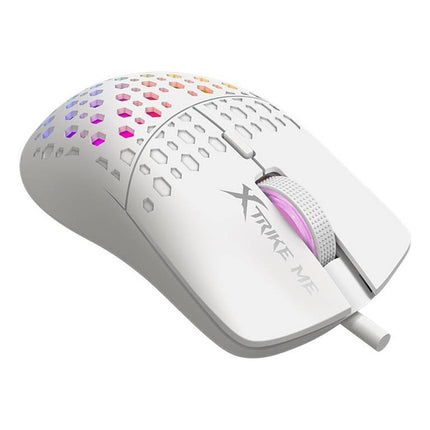 Mouse Gamer Xtrike Me Gm-209w Rgb Blanco Blanco