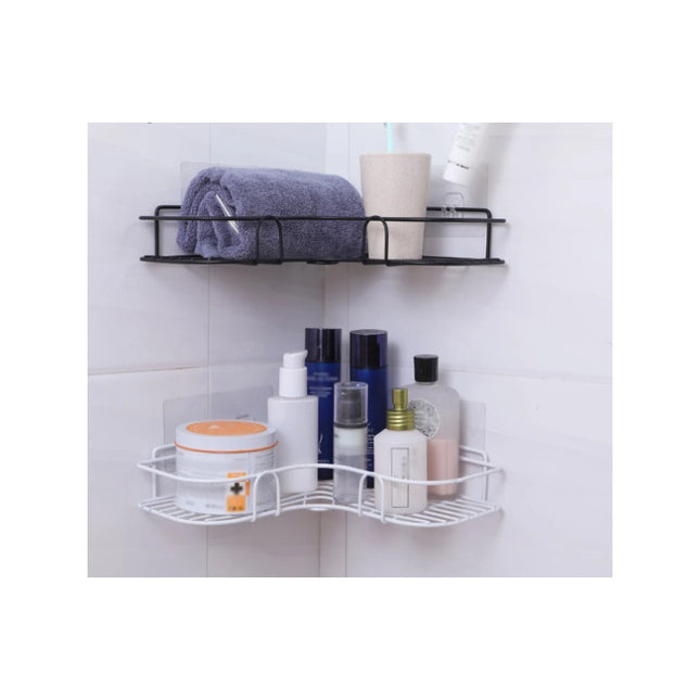 Esquinero Organizador Repisa De Baño / Cocina Adeshiva Meta N/a