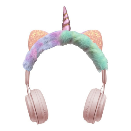 Auricular Con Vincha Unicornio Bluetooth Blanco