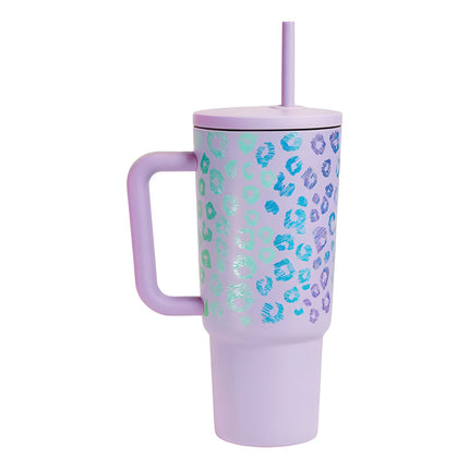 Vaso Termico C/tapa Agarre Con Diseño