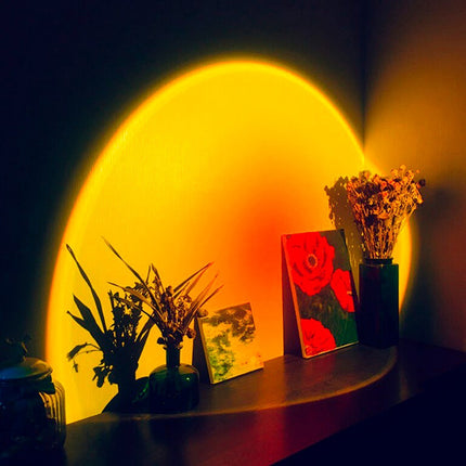 Lampara De Proyeccion Luz Puesta De Sol Roja Negro