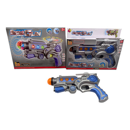 Pistola Infrarroja Con Luz Y Sonido 3aa, En Caja