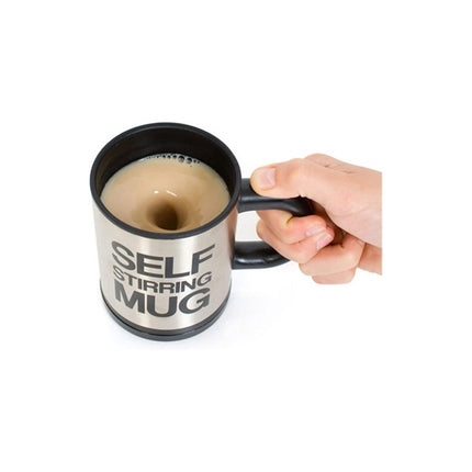 Taza Jarra Con Revolvedor Automatico Mezclador Cafe Leche