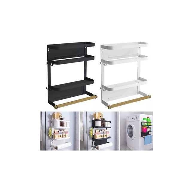 Estante Organizador Magnetico Multiuso P/cocina Acero Inox