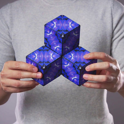 Cubo Magico Magnético Intercambiable 3d Para Niños Y Adultos Varios Varios