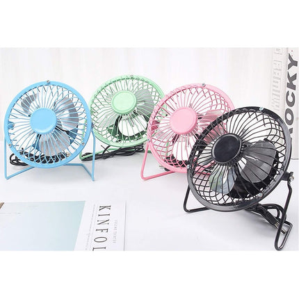 Ventilador Chico Y Portatil Conexión Usb Ideal P Escritorio 15 Cm