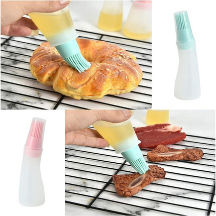 Botella Pincel Cepillo De Silicona Para Comida Pasteleria