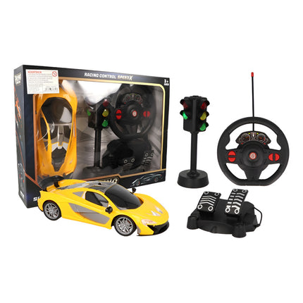 Auto A Control Remoto Con Semáforo 42 X 30 Cm