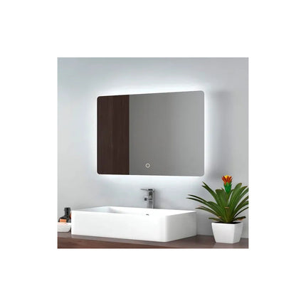 Espejo Rectangular Luz Led  50 X70cm Intensidad De Luz Reg V