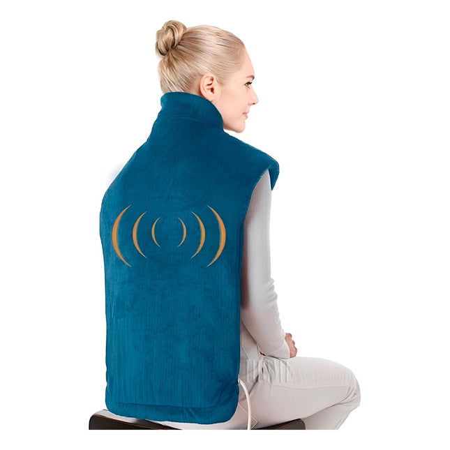 Masajeador De Calor Para Hombros Cuello Y Espalda Azul Marino