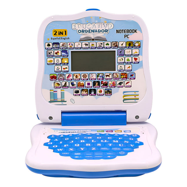 Computadora Educativa Dicactica Con Display Azul Azul