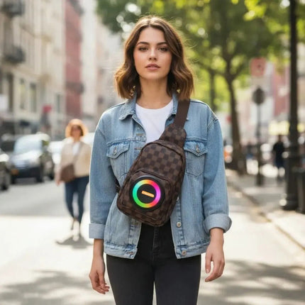 Mochila Riñonera Parlante Bluetooth 30w Rgb Usb/tf/fm/aux V