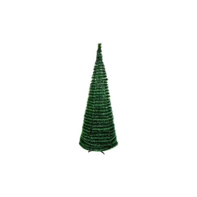 Arbol De Navidad Espiral Plegable 130cm Ccm00093 Verde