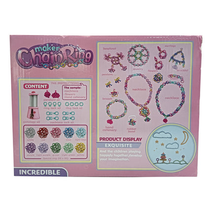 Maquina Para Hacer Cadenas, Pulseras Con Aros De Plástico