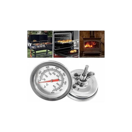 Termometro Pirometro Para Horno De Barro Vaina 4cm Gris
