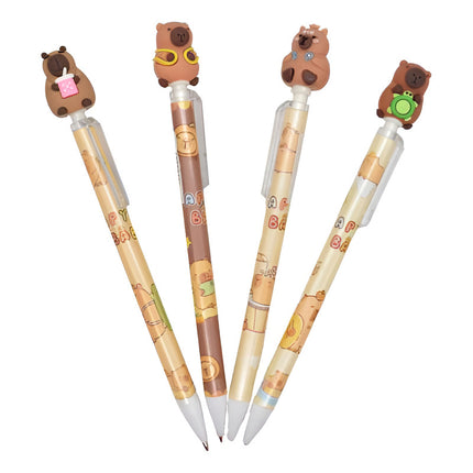 Lapiz Mecánico Con Carpincho Capibara Cst02069 Marrón