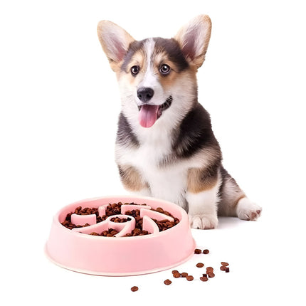 Plato Para Perro Come Lento Diámetro 18 Cm Alto 4 Cm         Varios