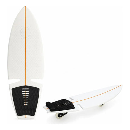 Skate De Dos Ruedas Waveboard 27x81cm Blanco