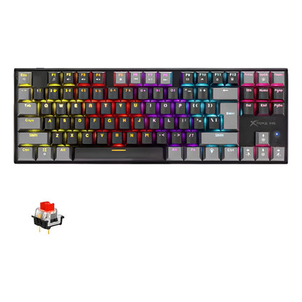 Teclado Mecanico Gamer Xtrike Me Gk-989b Negro