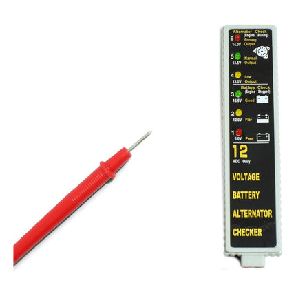 Tester Probador De Baterías Y Alternador 12v Uyustool