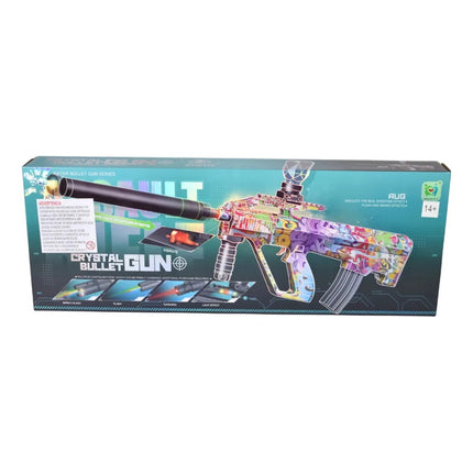 Pistola Recargable Con Balines De Hidrogel 68x30cm. Sp38991 Negro