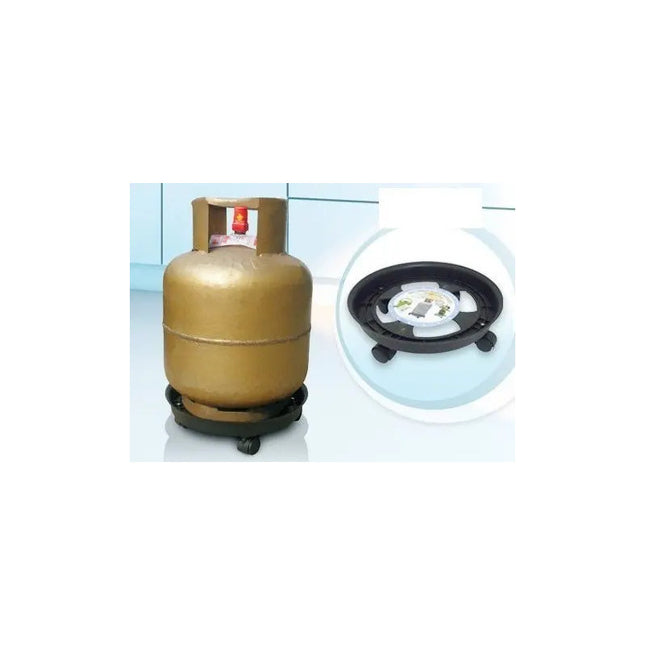 Soporte Para Garrafa 13kg Macetas Con Ruedas
