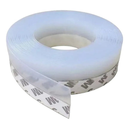 Cinta Burlete Aislador Adhesivo Evita Agua Frío Y Bichos 5m Transparente Burlete
