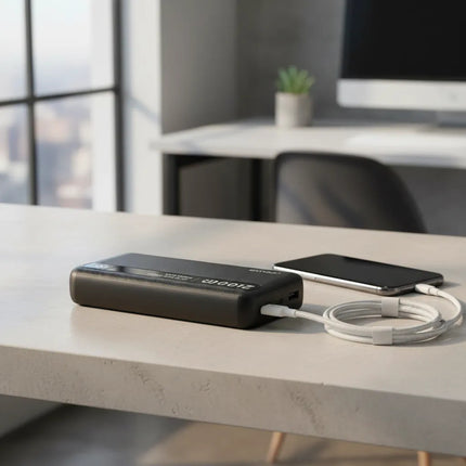 Power Bank Usams 20000mah Usb+ Tipo C Negro (jtusams011) Negro
