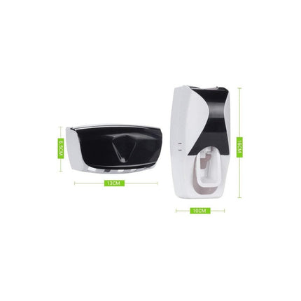 Dispensador De  Pasta Dientes Y  Porta Cepillo