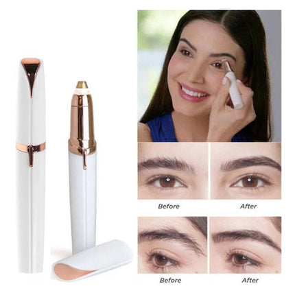 Depilador Recortador Vello Cejas Nasal Sin Dolor Usb Negro