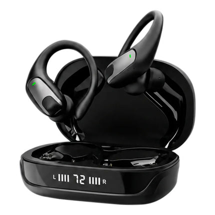 Auricular Inalámbrico Miccell Bh08 Ows Deportivos Negro Negro