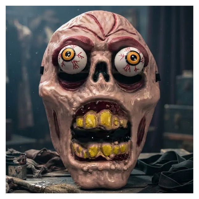 Máscara Zombi Para Halloween 27x18cm Cpt01228 V