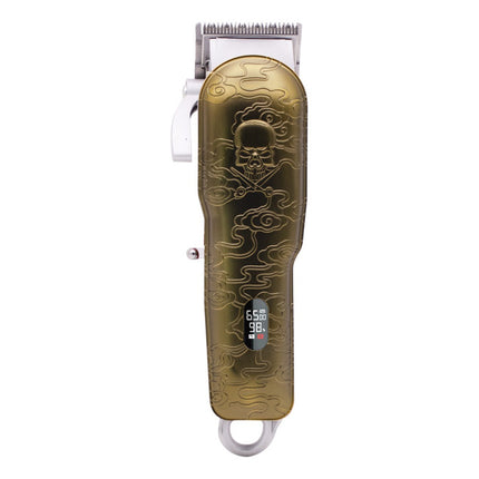 Corta Pelo Inalambrico Kemei Lfj-km-227 Diseño Dorado Oscuro