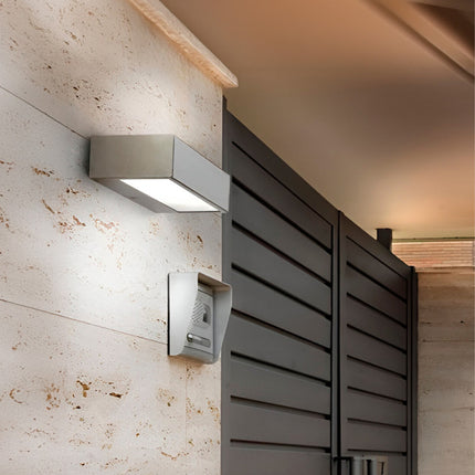 Foco Exterior Rectangular 21.5x8.5cm