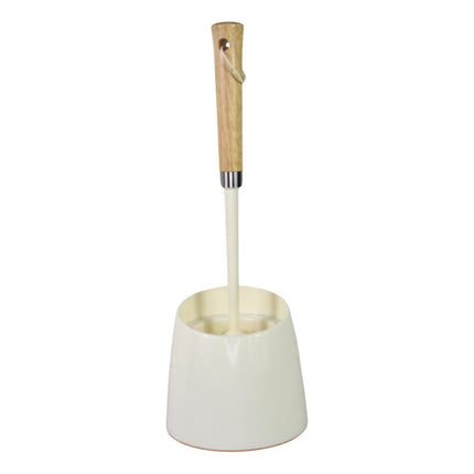 Cepillo De Baño Con Base De Plástico 39x14cm Blanco