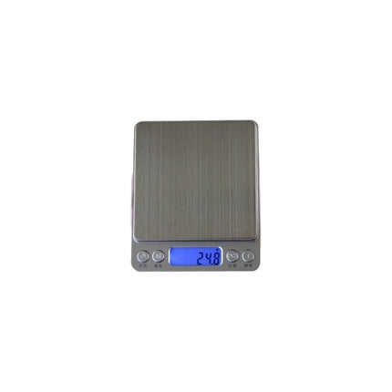 Balanza Digital De Bolsillo Precisión 0,1g - 500g + 2 Bowl Gris