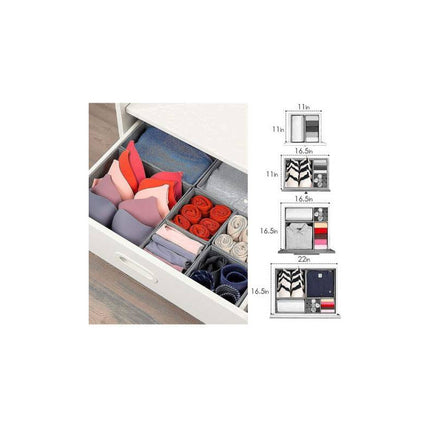 Set Cajas Organizadoras De Tela X 3. Chw02822/3/4