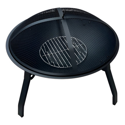 Parrillero Bbq Reja Redonda 55cm